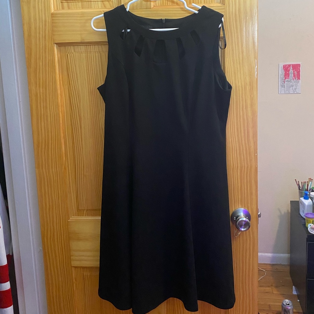 Black Business Professional Dress w/ keyholes